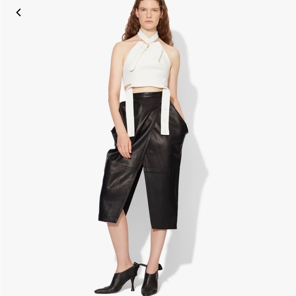 NWT Proenza Schouler Leather High Waist Tulip Skirt-excellent! Reg $2290 - Picture 3 of 11